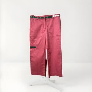 Lilly Pulitzer Golf Putter Capri Cool Max Stretch Pants in Hibiscus Pink Size 4